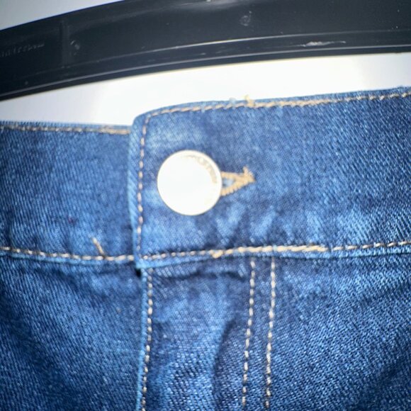 Forever 21 Plus Relaxed Fit Straight Leg Denim Cargo Pants Size 16 - Picture 7 of 14